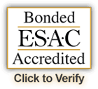 Bonded ESAC Accredited - Click to verify
