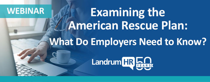 Examining the American Rescue Plan Webinar