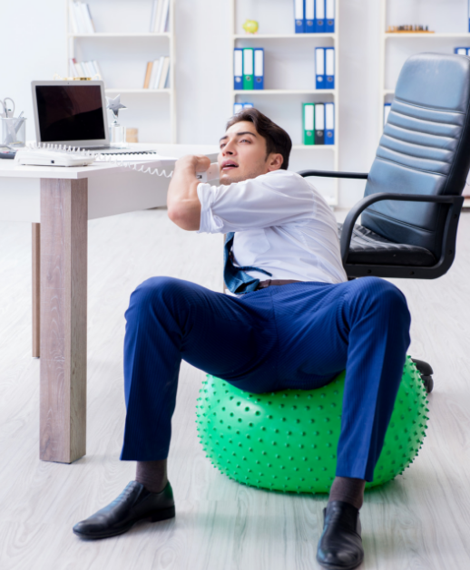 Ergonomics An Exercise Ball Is Not A Desk Chair